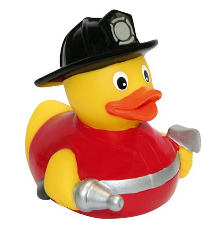 Fireman Red Rubber Duck | Buy premium 