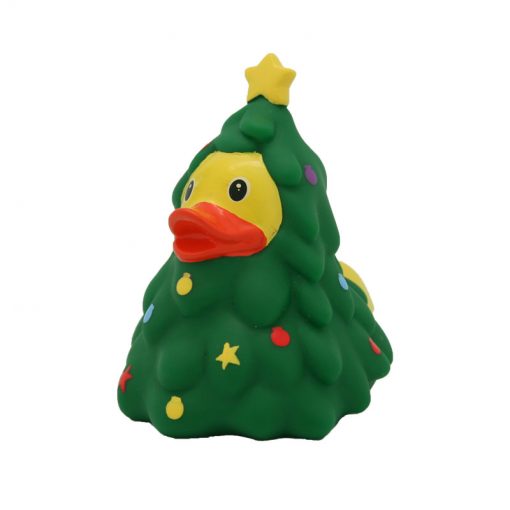 Christmas tree rubber duck