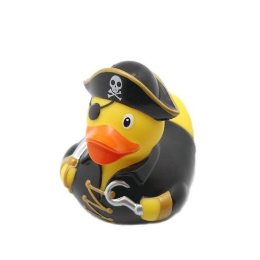 pirate rubber duck black - Amsterdam Duck Store