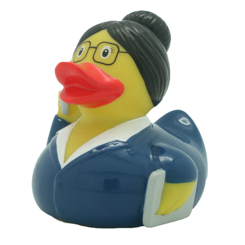 2 Rubber Duck Business Woman 