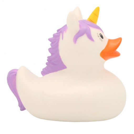 Unicorn White Rubber Duck