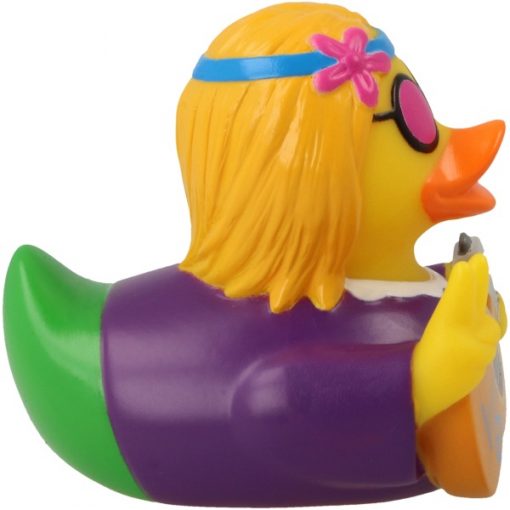 Hippie Woman Rubber Duck