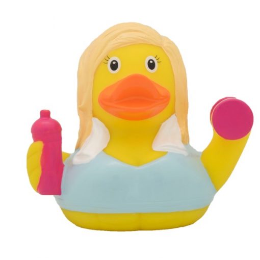 Fitness Girl Rubber Duck