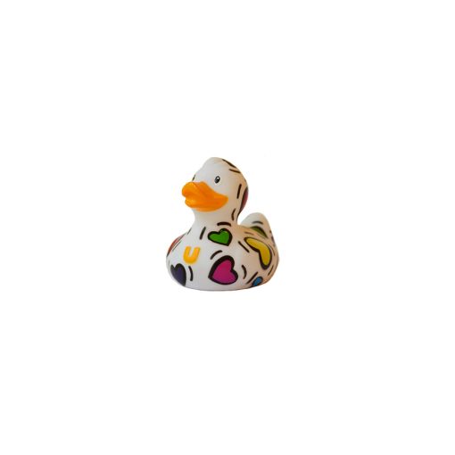 Mini pop heart rubber duck Amsterdam Duck Store