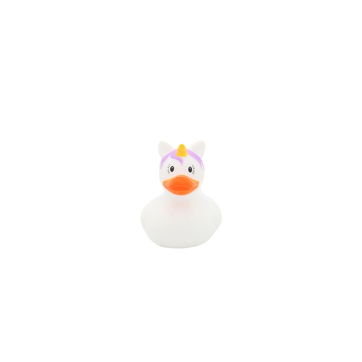 Mini Unicorn White Rubber Duck