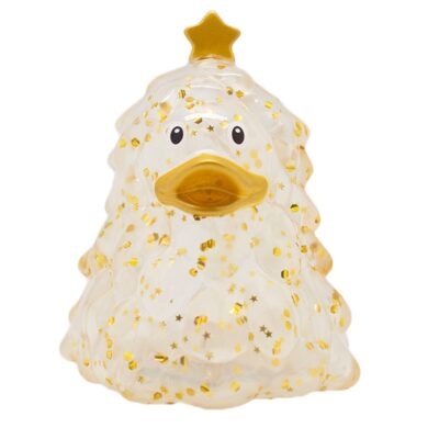 Christmas Tree Gold Rubber Duck
