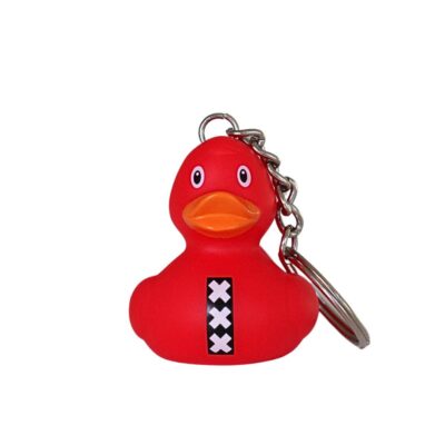 Amsterdam Keyring Rubber Duck