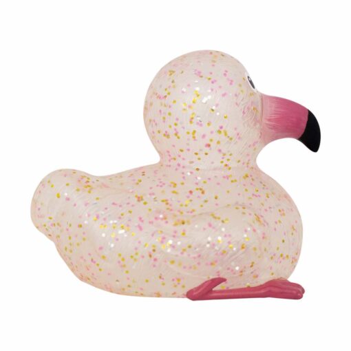 Glitter Flamingo Rubber Duck - Image 3