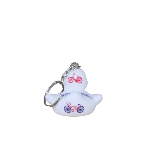 Bicycle Key Ring Rubber Duck - Image 3