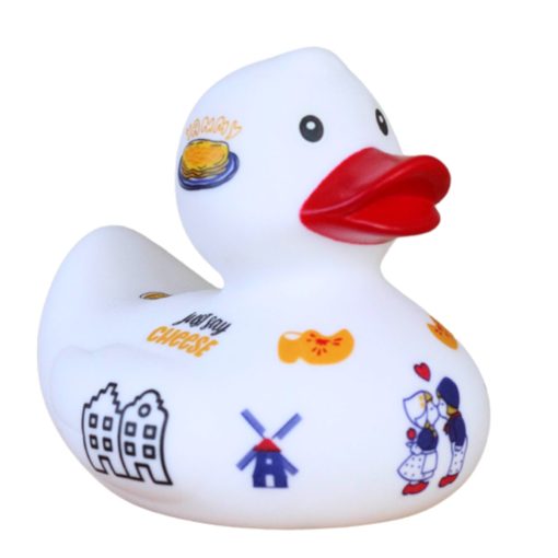 Dutch Kissing Couple Rubber Duck - Image 2