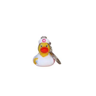 Nurse Key Ring Rubber Duck