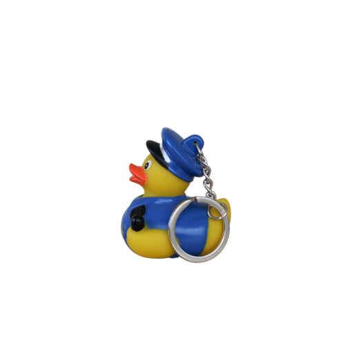 Police Key Ring Rubber Duck - Image 2