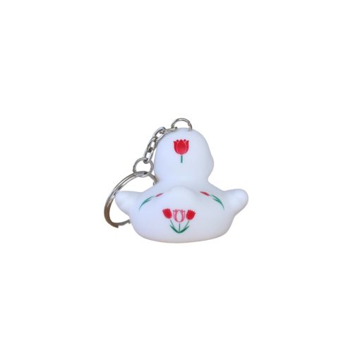 Tulips Key Ring Rubber Duck - Image 4