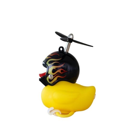 Biker Fun Flame Rubber Duck - Image 2