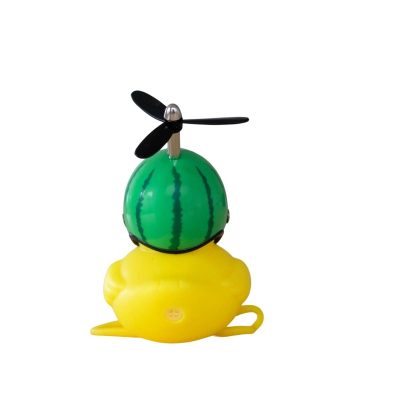 Biker Fun Watermelon Rubber Duck