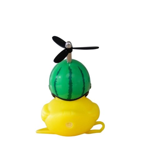 Biker Fun Watermelon Rubber Duck