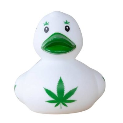 Green Leaves Rubber Duck