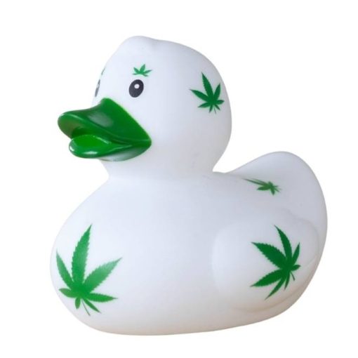 Green Leaves Rubber Duck - Image 2