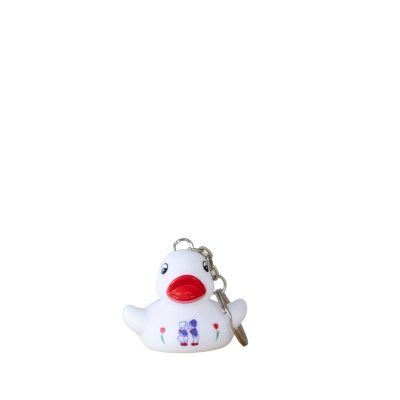 Keyring Dutch Kissing Couple Rubber Duck