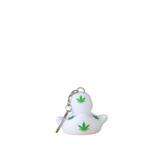 Keyring Green Leaves Rubber Duck - Image 5
