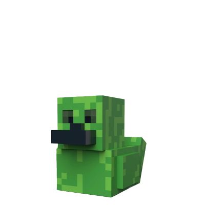 Minecraft Creeper Mini Rubber Duck TUBBZ