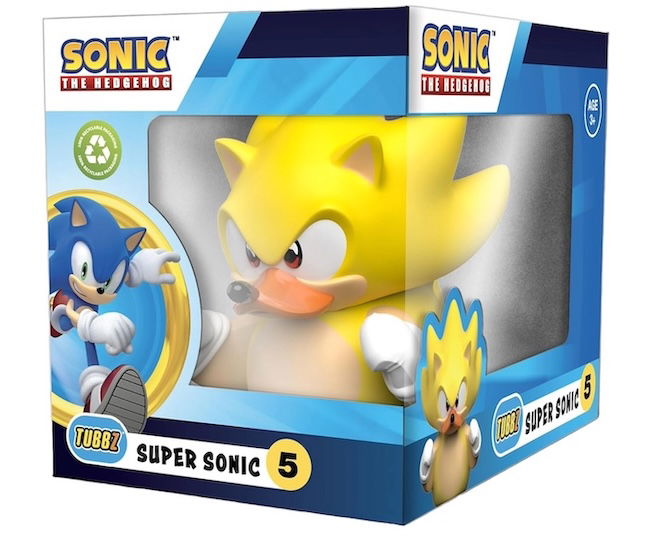 Sonic the Hedgehog: Super Sonic Rubber Duck TUBBZ Boxed Edition - Image 3