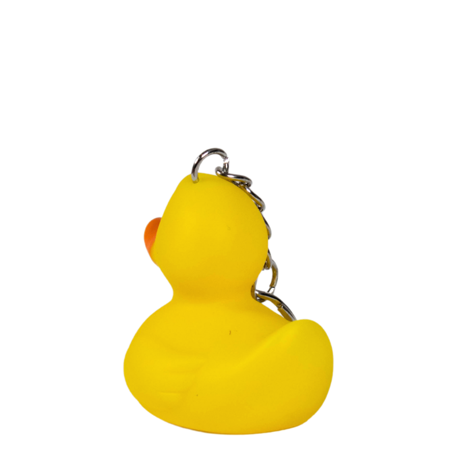 Key Ring Yellow Heart Rubber Duck. - Image 4