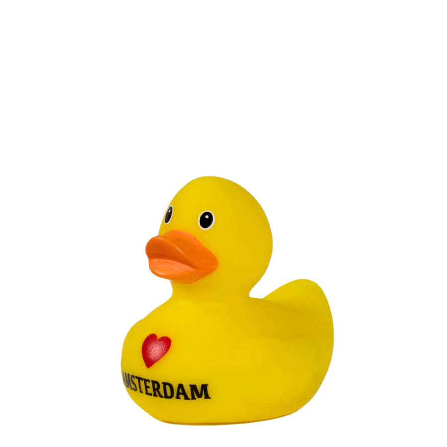 Mini Yellow Love Amsterdam Rubber Duck - Image 2