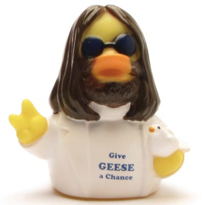 Give Geese a Chance Rubber Duck